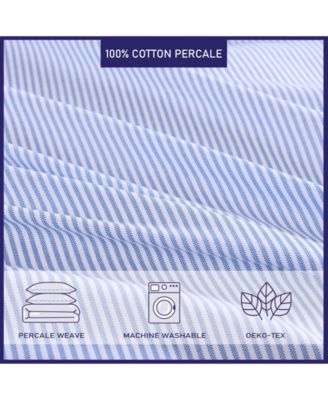 Oxford Stripe Cotton Duvet Cover Set