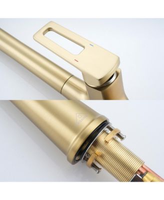 Single-Handle Pull-Down Sprayer Kitchen Faucet with Digital Display