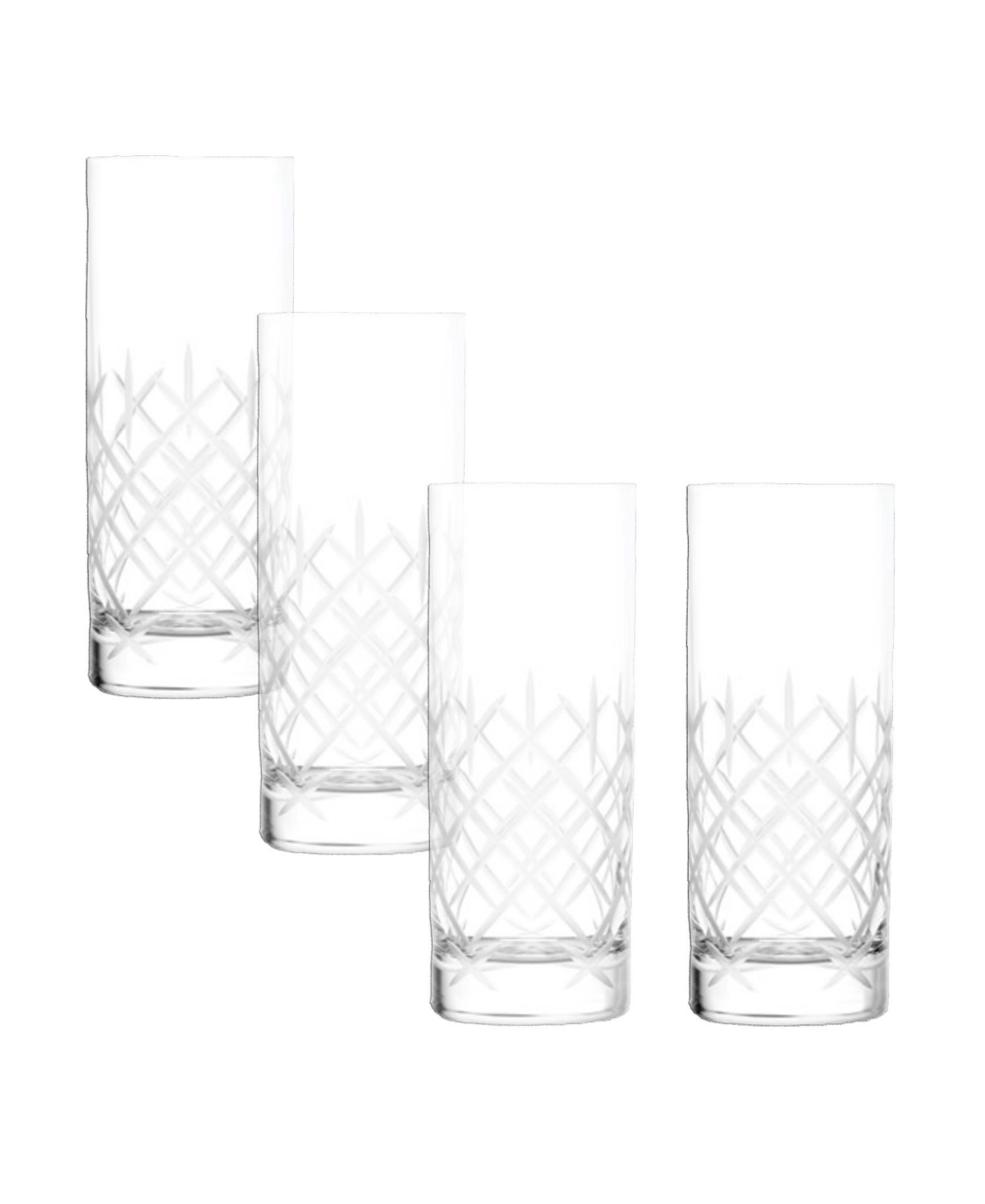 Stolzle Lausitz Club Highball Glasses, Set Of 4 In Crystal