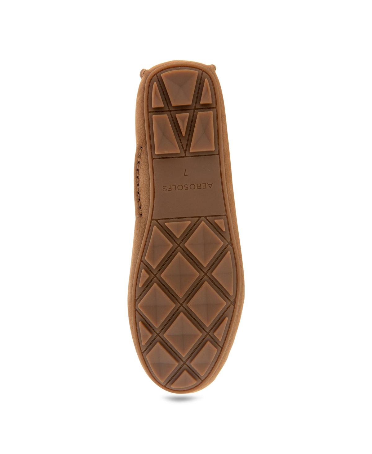 Shop Aerosoles Women's Coby Moccasins Flats In Camel Pebbled Nubuck