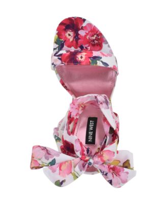 Women's Kelsie Ankle Wrap Sculpted Heel Sandals