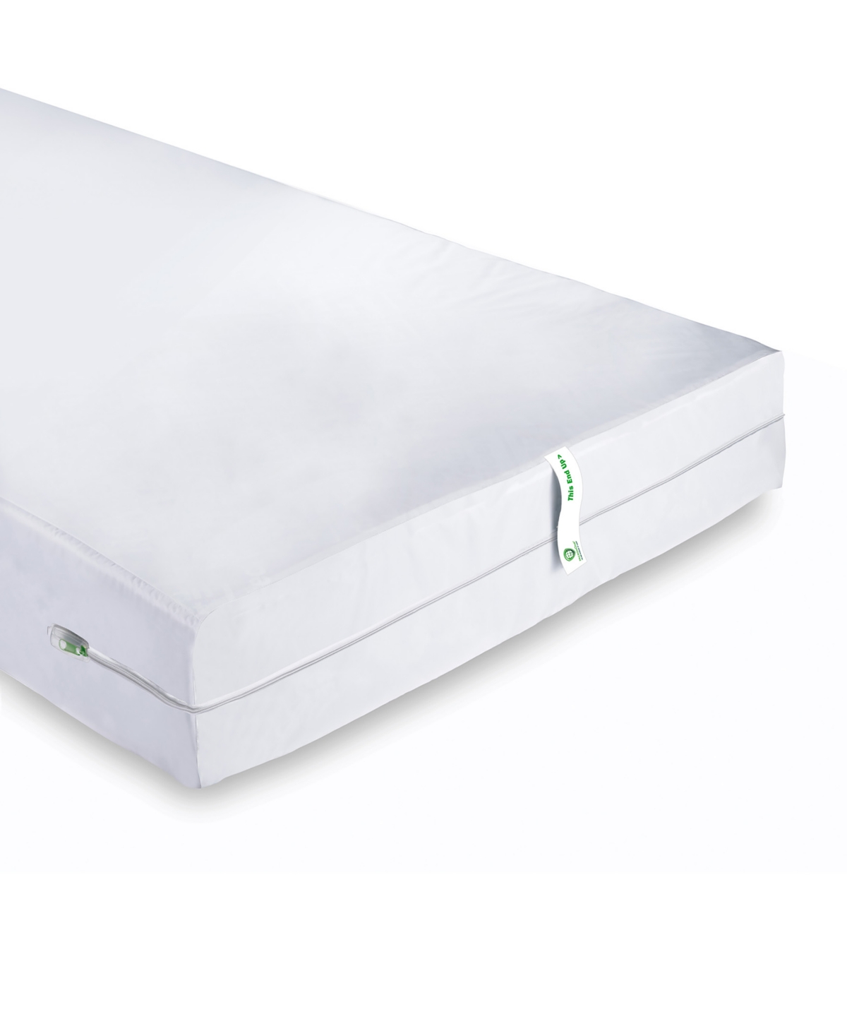 Cleanbrands Pro Zippered Box Spring Encasement, Twin In White