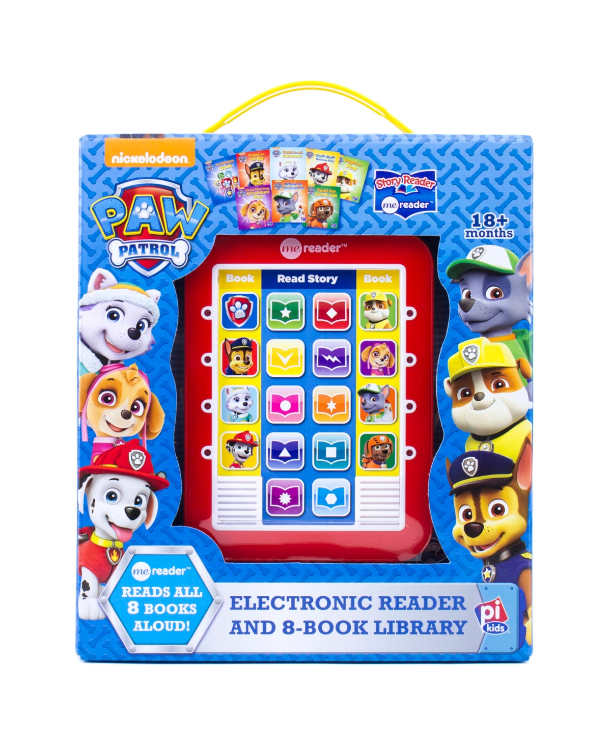 Pi Me Reader Box Set, Paw Patrol, 8 Books In Multi