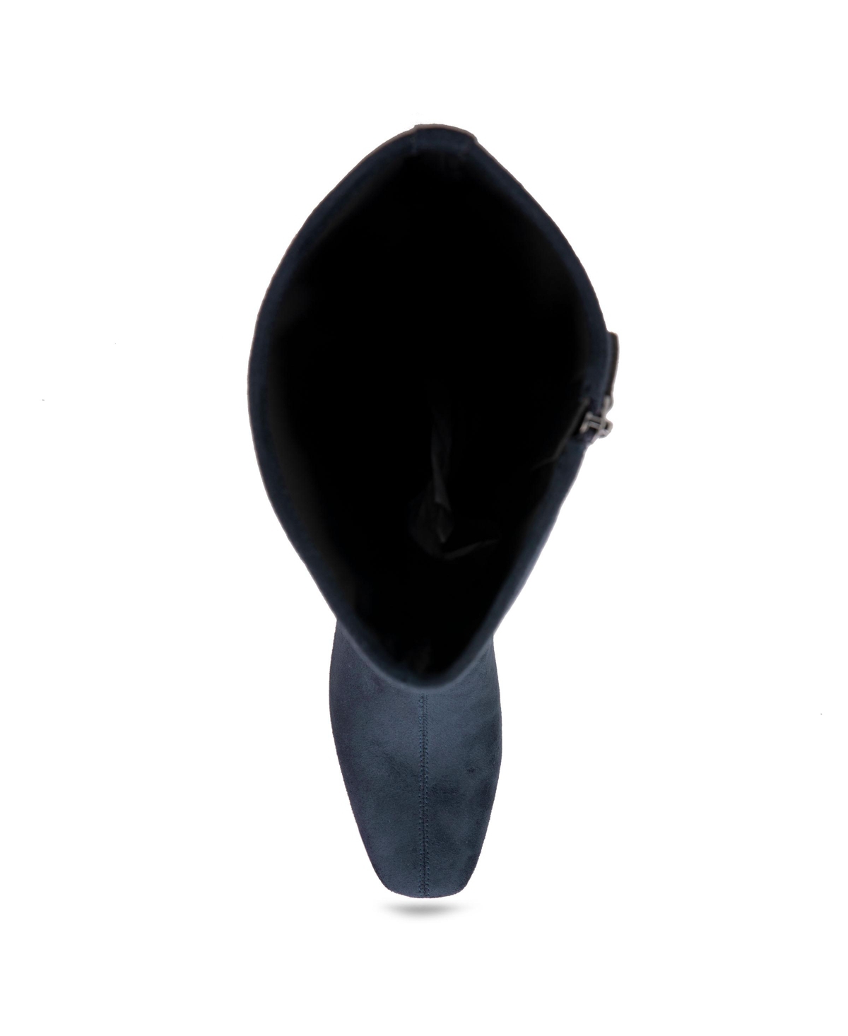 Aerosoles Micah Boot In Navy Stretch Smooth Faux Suede