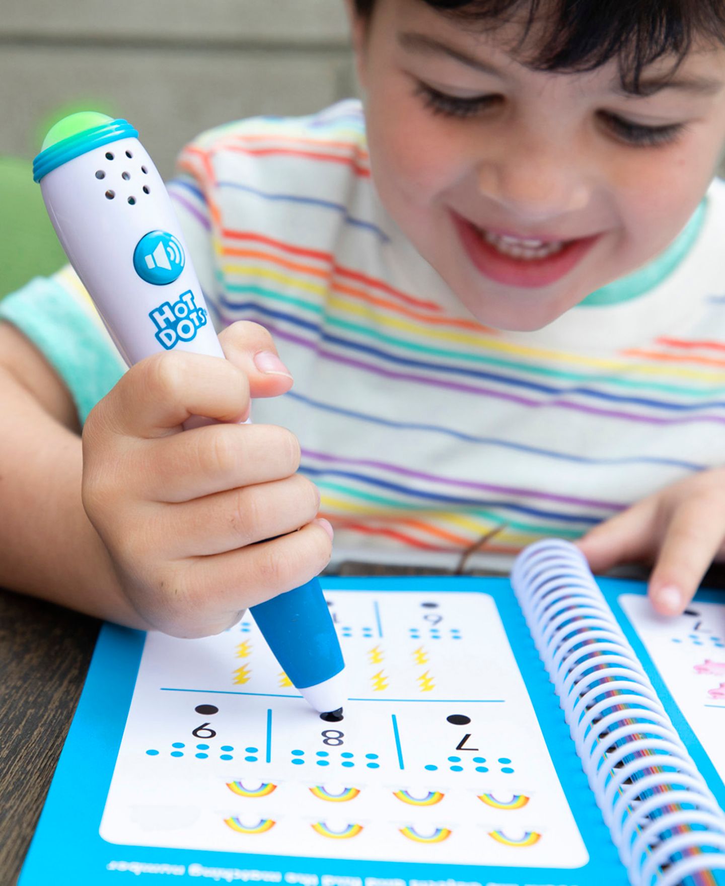 Детская игрушка Educational Insights Hot Dots Reading and Math 2-Book Interactive Workbook, Ages 3+ — фото 5