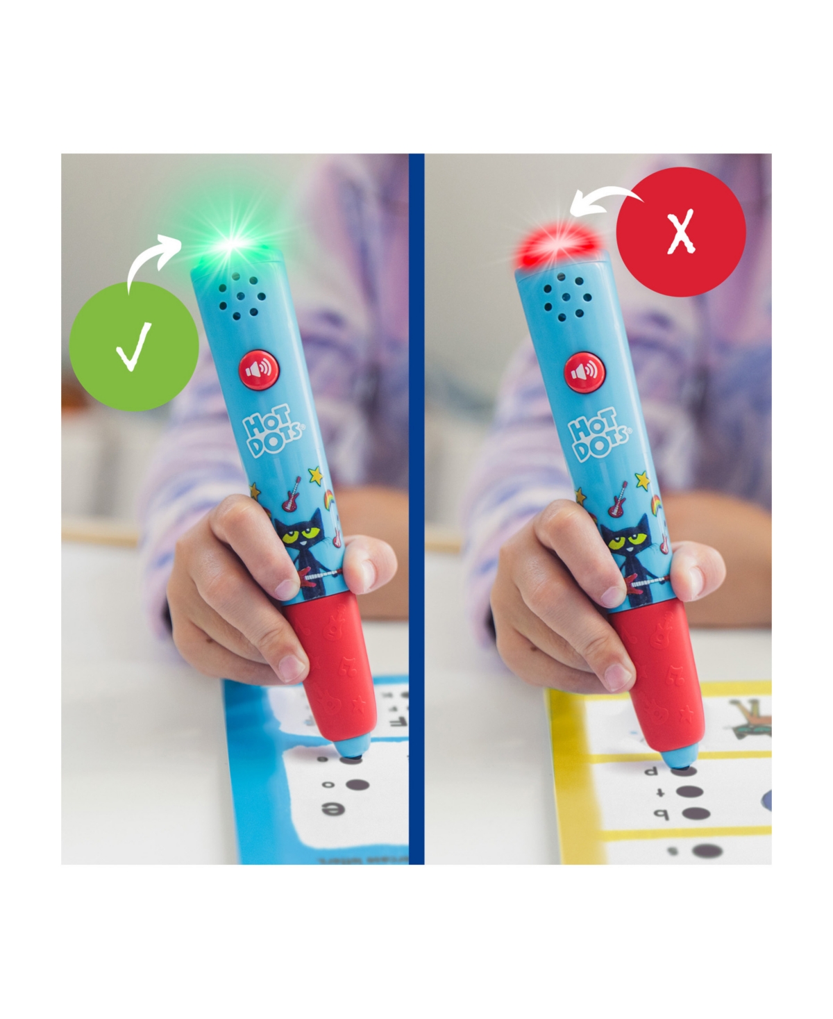 Educational Insights Hot Dots Pete The Cat Preschool Reading Math In Multi