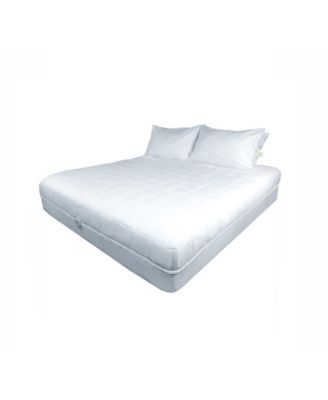 Platinum Zippered Encasing Quilted Mattress Pad, Twin