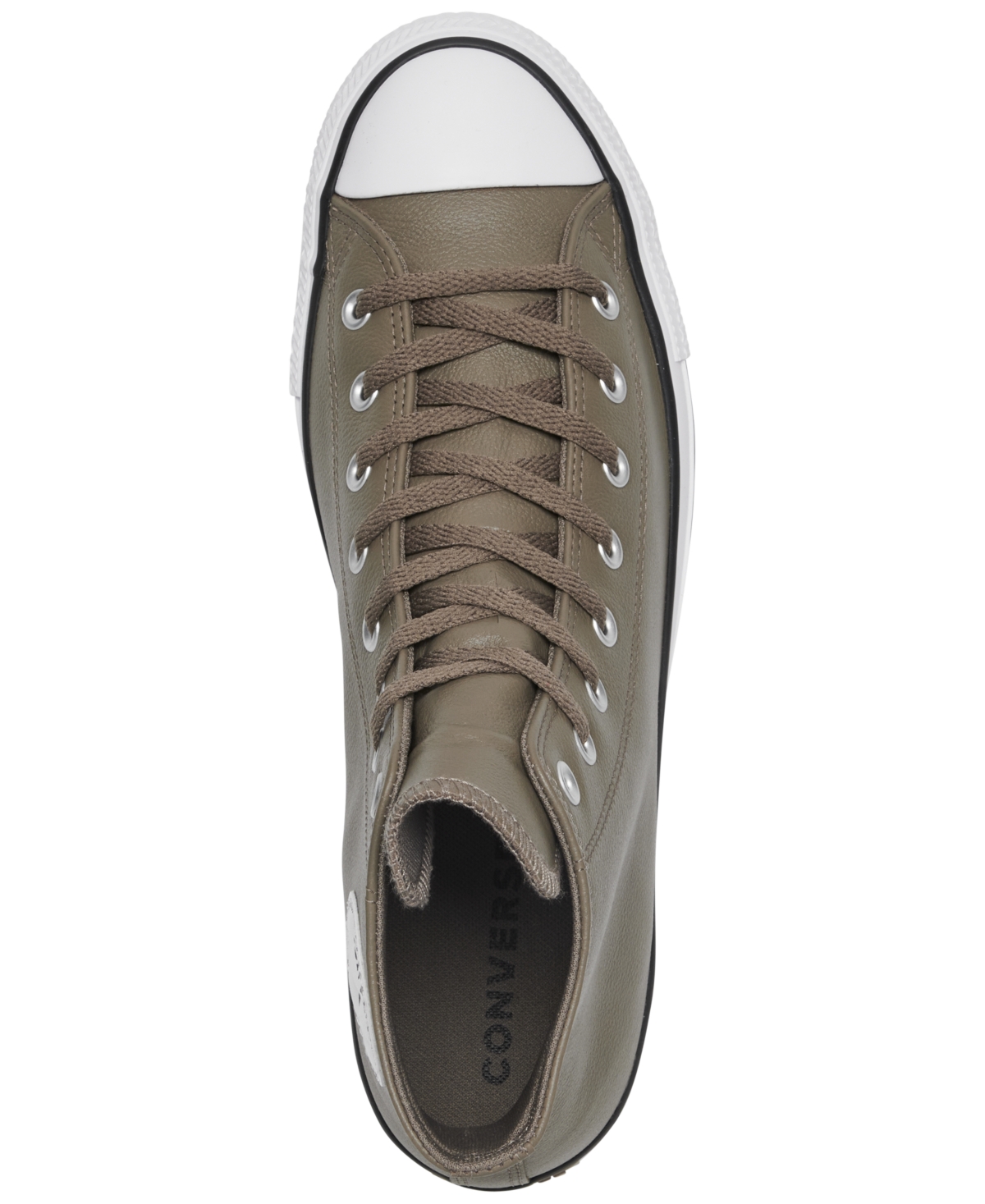 Converse Men's Chuck Taylor All Star Leather High Top Casual Sneakers from Finish Line