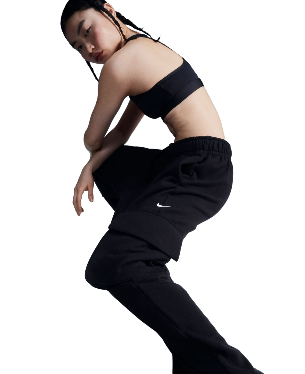 Nike Women's Sportswear Oversized French Terry Pants -sail