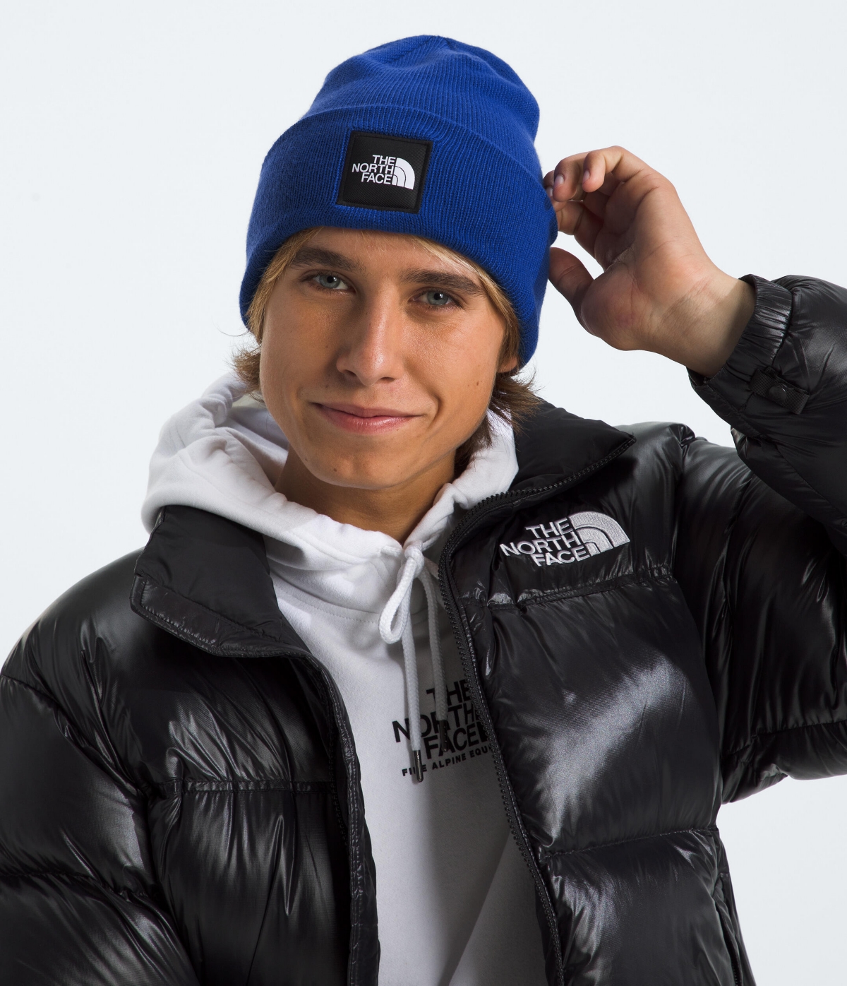 The North Face Big Box Beanie In Tnf Blue
