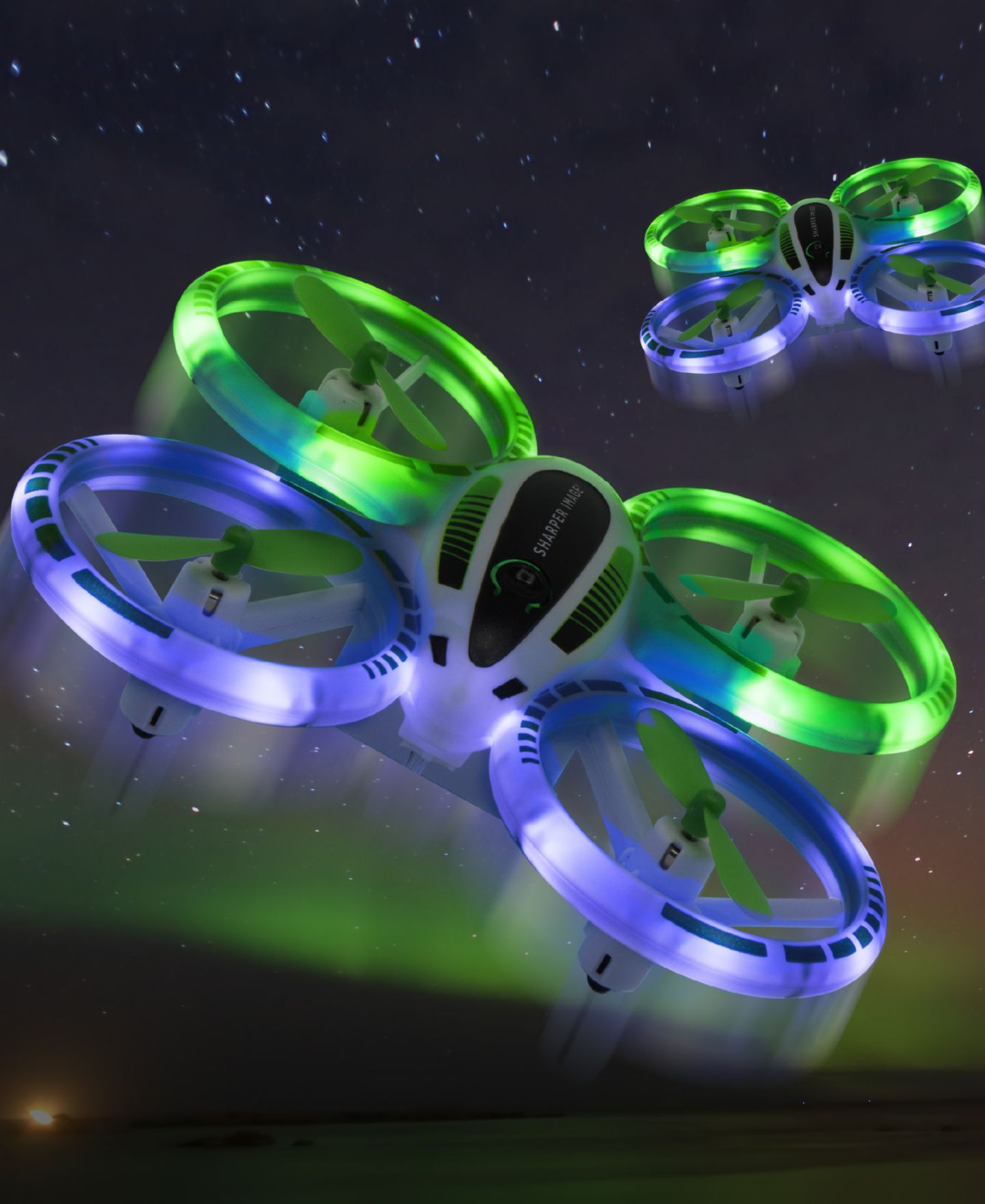 Детская игрушка Sharper Image Glow Up LED Lights Stunt Drone — фото 2