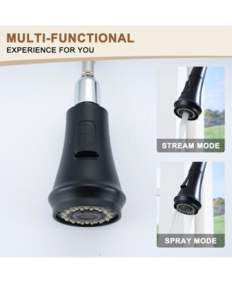 1.8 GPM Pull Down Kitchen Faucet with Deck Plate