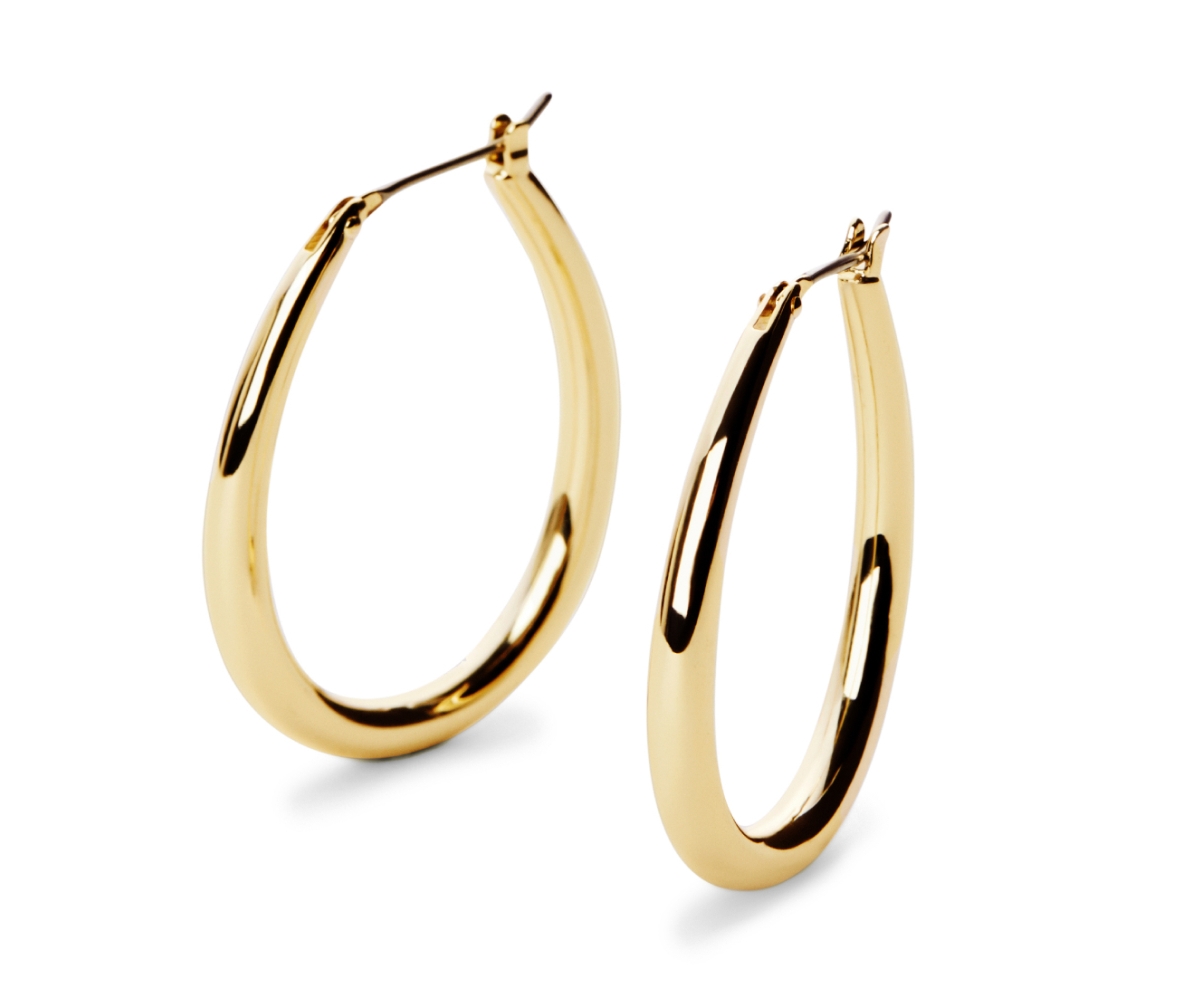 - Gold Hoop Earrings - Cuidado - Gold, gold