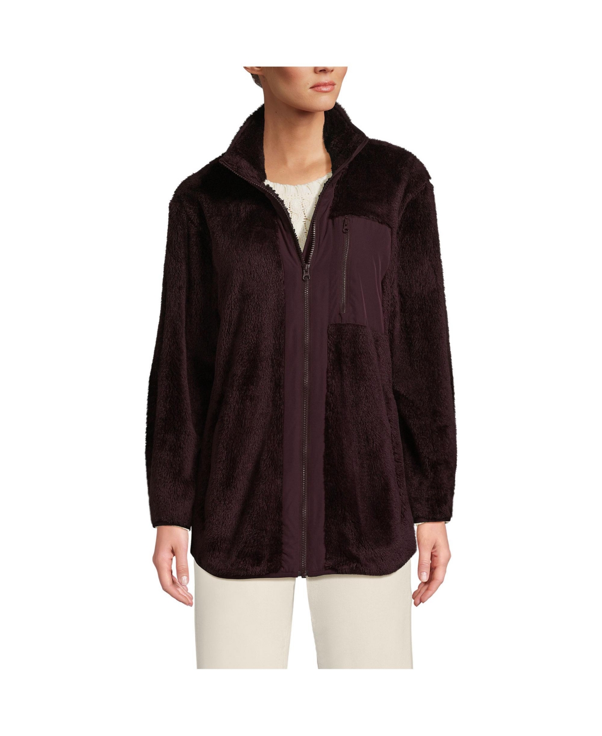 Landsend fleece jackets shop