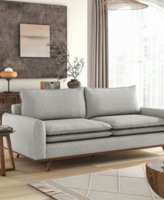 83" Kasi Round Arm Sofa