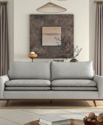 83" Kasi Round Arm Sofa