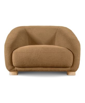 42" Waxley Chemille Sloped Arm Chair