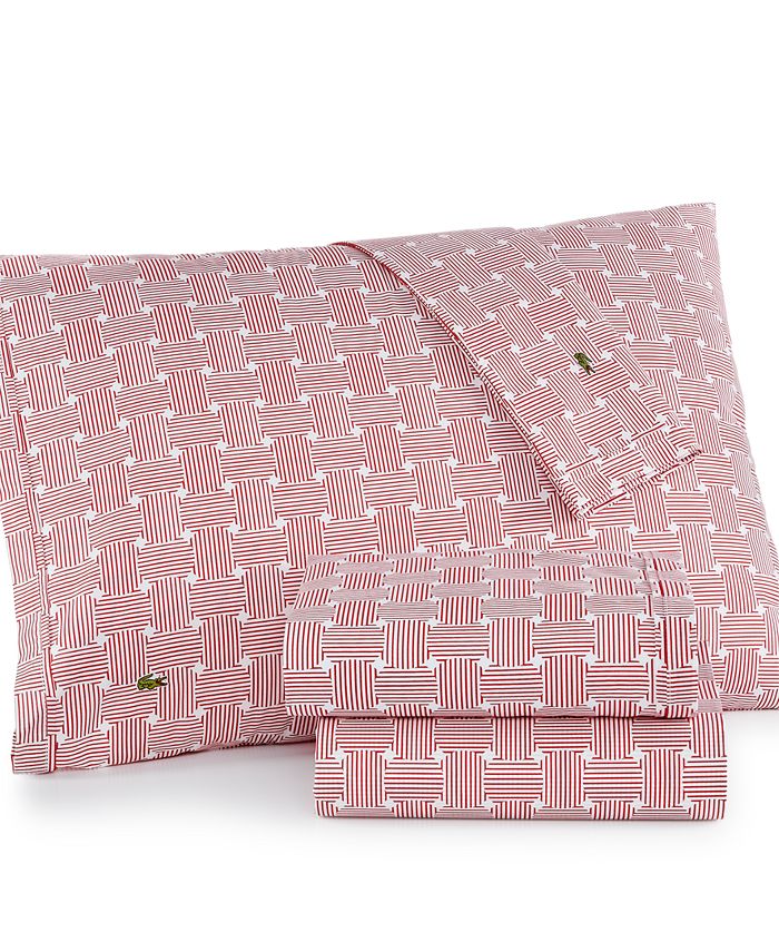 Lacoste Home CLOSEOUT! Lacoste Printed Cotton Percale California King