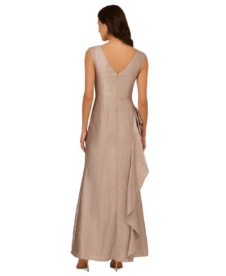 Adrianna Papell Women's Shimmer Jacquard Mermaid Gown - Macy's