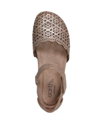 Women's Bronnie Perforated Two-Piece Flat Sandals