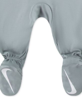 Baby Essentials Viscose Long-Sleeve Footed Coveralls, 2 Pack