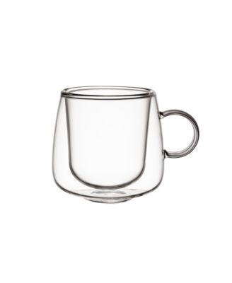 Artesano Hot Cold Beverages Small Insulated Espresso Glass, Set of 2