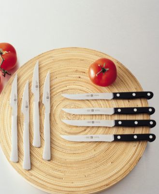 J.A. Henckels TWIN&reg; Gourmet Steak Knives, Stainless Steel Set of 4