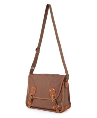 Dolphin Canvas Messenger Bag