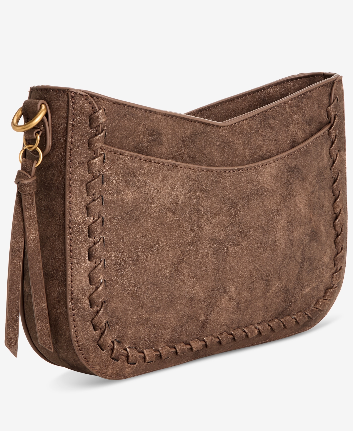 Style & Co Feed Crossbody, Exclusively At Macy's In Mtl Chocol