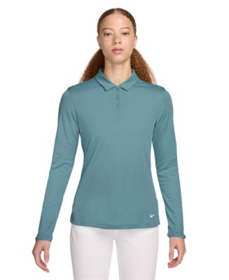 Nike Women's Dri-FIT Victory Women's Long-Sleeve Golf Polo - Macy's
