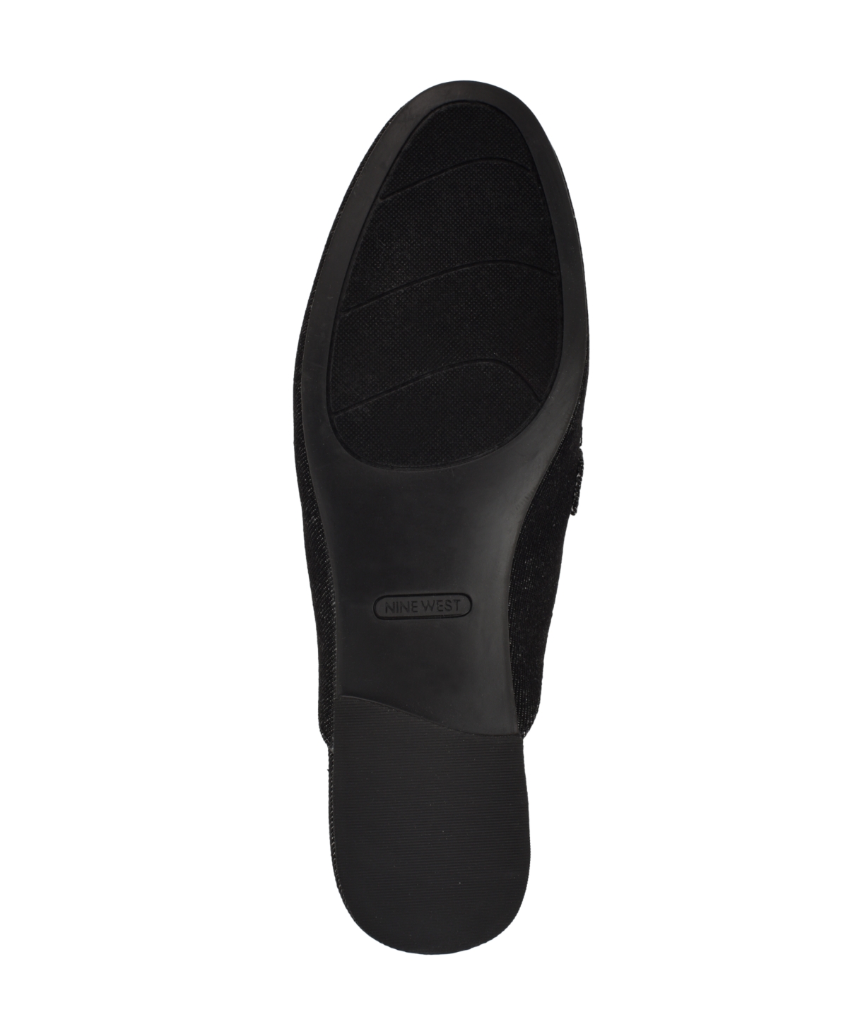 Shop Nine West Women's Bivey Frayed Slip-on Mules In Black Denim