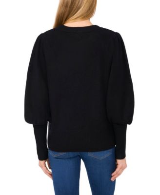 Women's Ribbon Bow Crew Neck Sweater