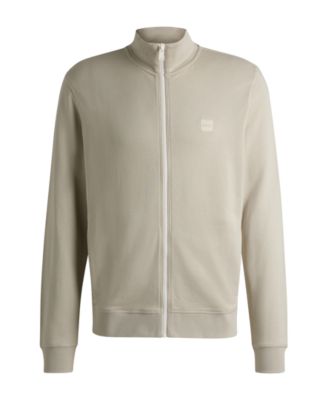 Men's Logo Badge Zip-Up Sweatshirt