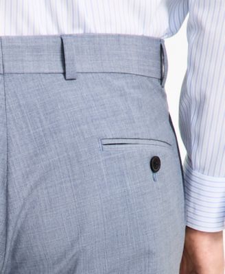 Men's Wool-Blend Stretch Classic-Fit Suit Separates Pant