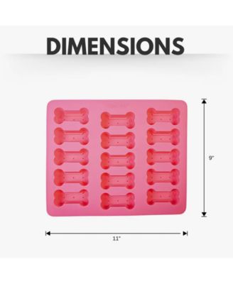 Dog Bone 3-in-1 Silicone Baking Treat Tray for Healthy, Homemade Dog Treats and More