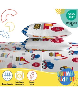 Construction Zone Twin Sheet Set