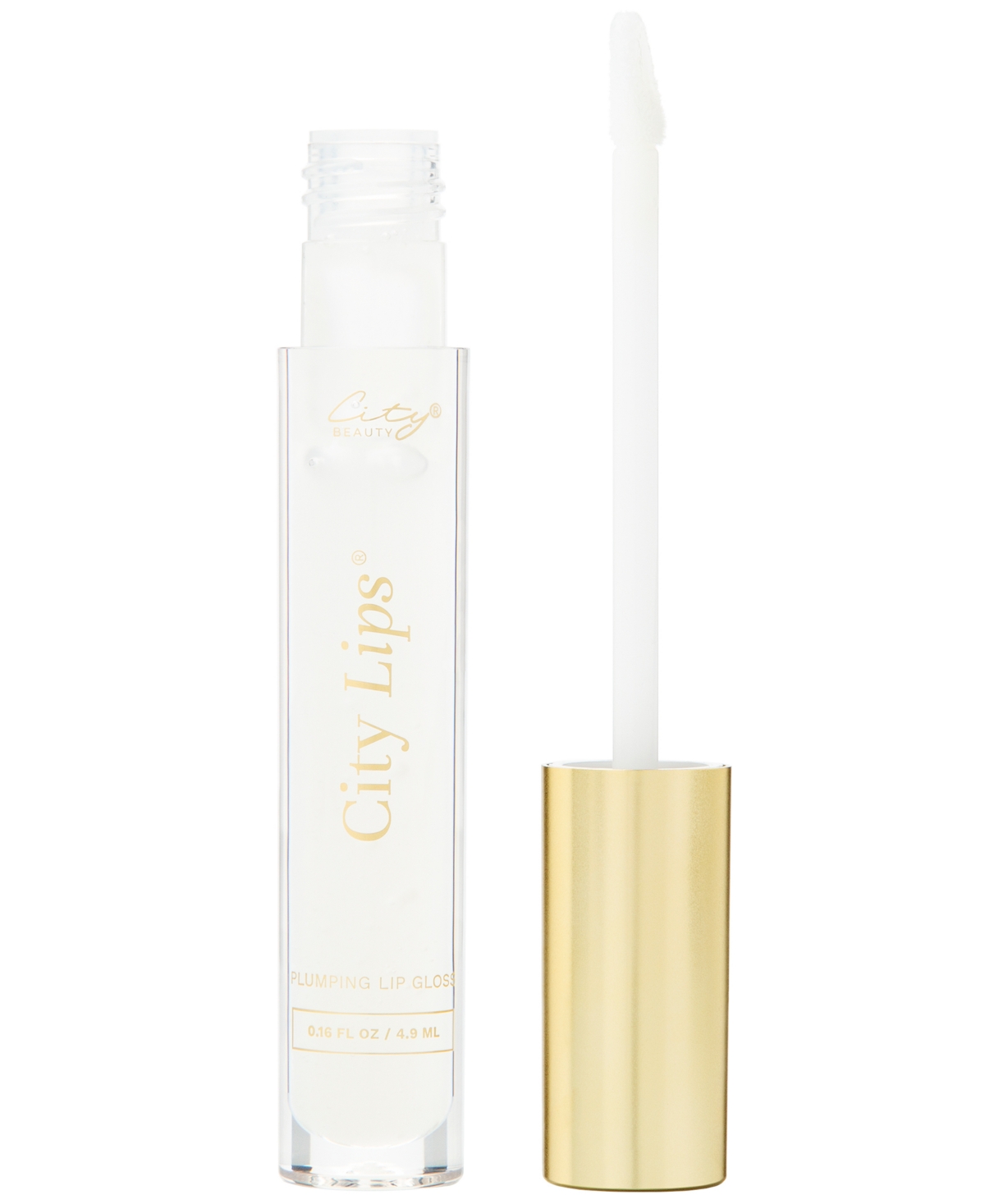 Shop City Beauty Plumping Lip Gloss, 0.16 Fl. Oz./4.9 ml In Clear