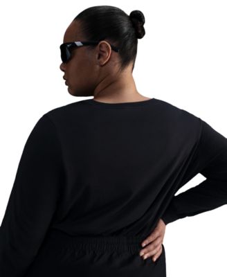 Plus Size Sportswear Club Long-Sleeve T-Shirt 