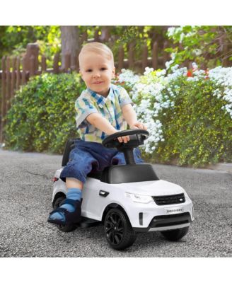 2 in 1 Land Rover Licensed 6V Ride On Car, Sliding Car, Light