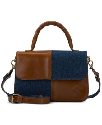 Patricia Nash - Garnet Mini Leather and Denim Crossbody