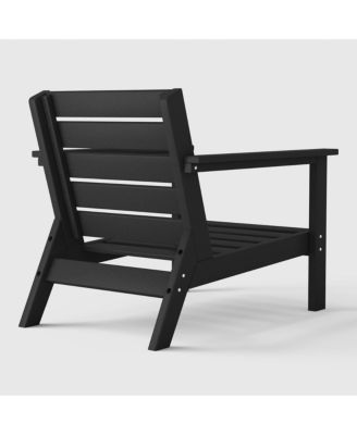 Outdoor Patio HDPE Deep Seating Armchair (Set of 2)