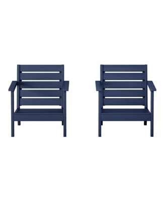 Outdoor Patio HDPE Deep Seating Armchair