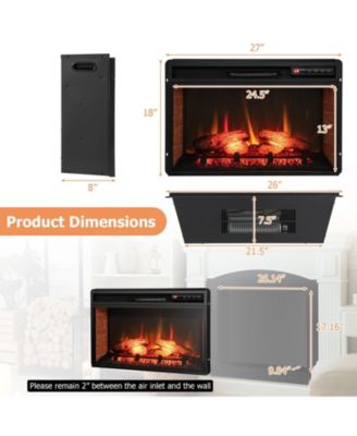 Infrared 26 Inch Electric Fireplace