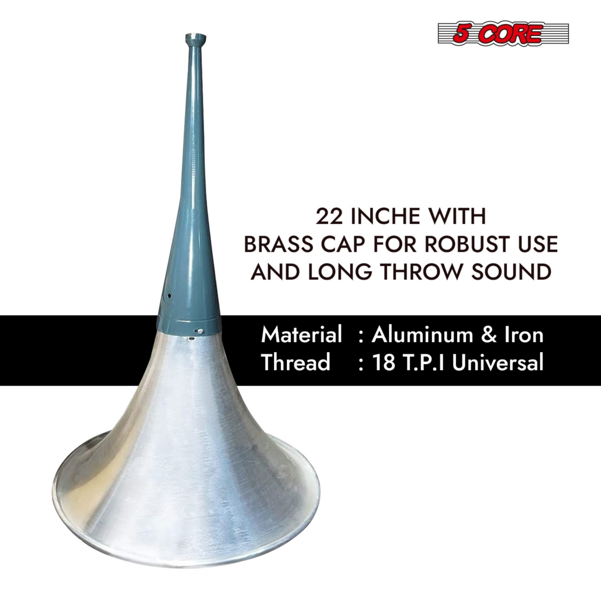 5 Core Pa Horn Speaker 800W Pmpo Compression Driver in Trumpet Throat Loud Audio System