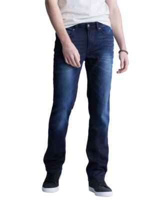 Buffalo David Bitton - Men's Straight Six Five-Pocket Fleece Jeans