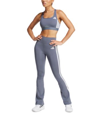Optime Essentials 3 Stripes Flared Leggings