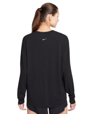 売れ筋商品|||ナイキ カットソー トップス レディース Women's One Classic Dri-FIT Long-Sleeve Top Black/black Nike Women's One Classic Dri-FIT Long-Sleeve Top - Macy's