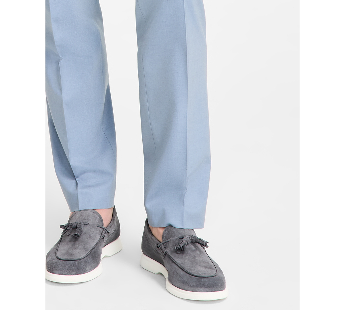 Hugo Boss Hugo By  Men's Modern-fit Wool Blend Suit Pants In Blue