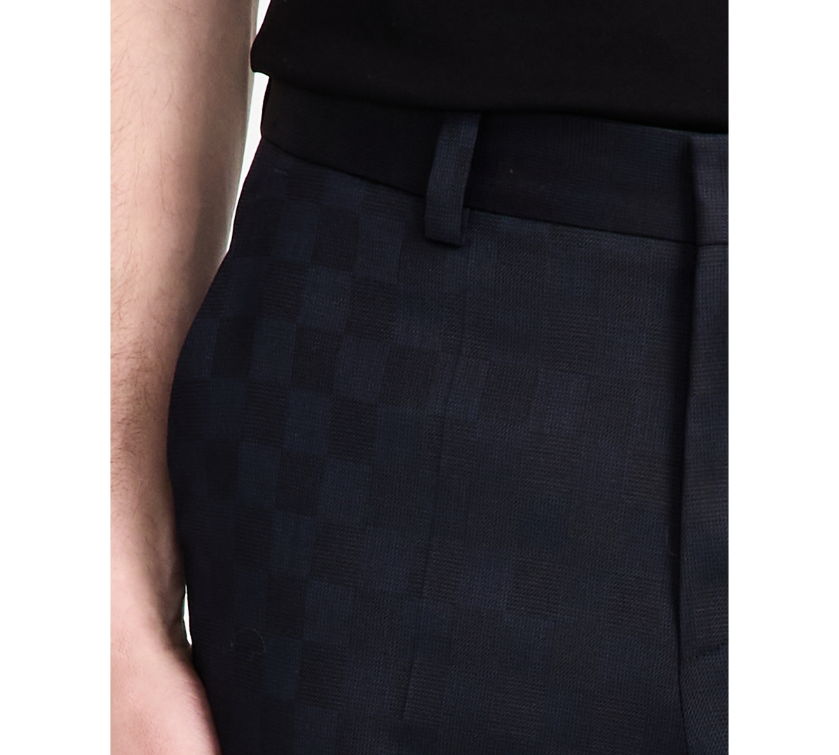 Hugo Boss Hugo By  Men's Modern-fit Wool Blend Suit Pants In Navy Check
