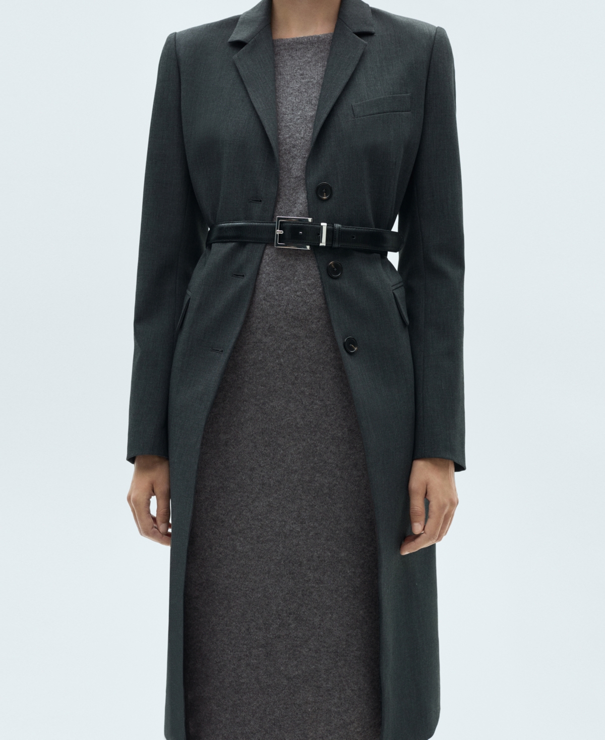 Mango Women's Knit Midi Dress